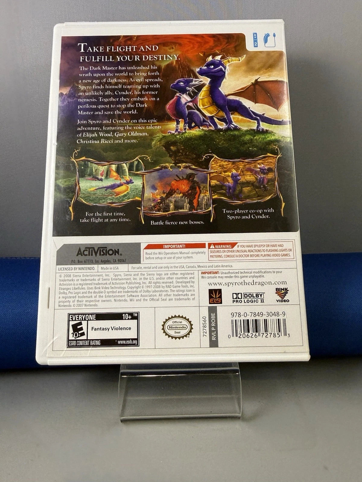 Legend of Spyro: Dawn of the Dragon CASE and MANUAL ONLY