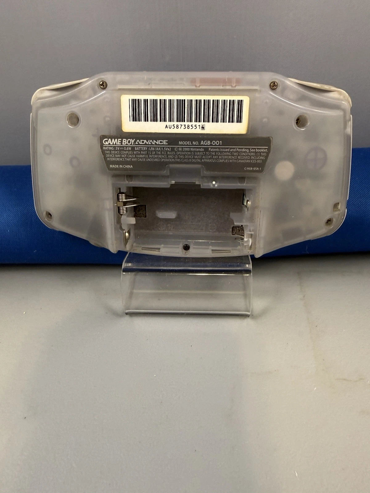 Clear Glacier GameBoy Advance