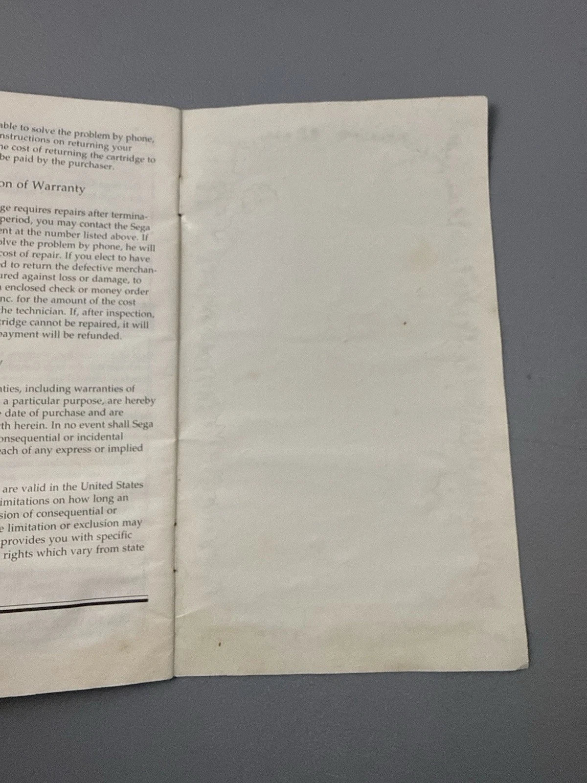 Michael Jackson's Moonwalker Manual Only