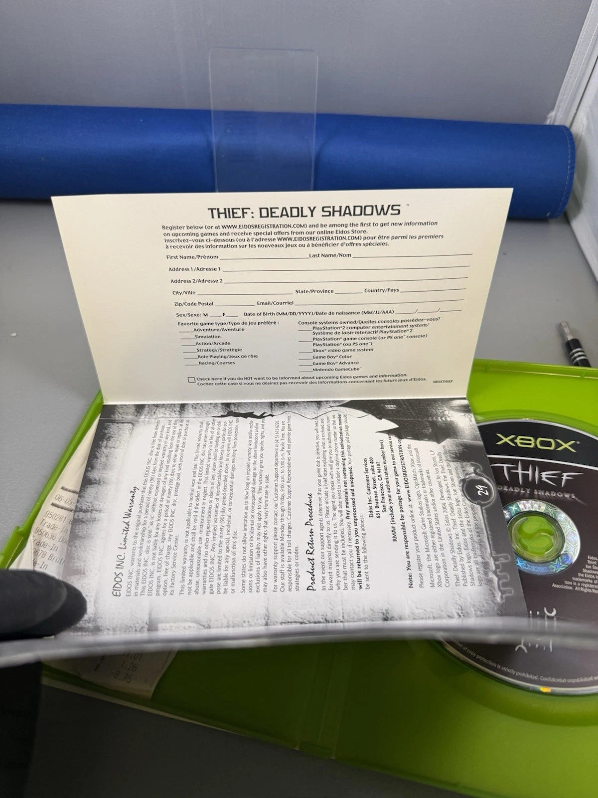 Thief: Deadly Shadows (CIB, Reg Card)