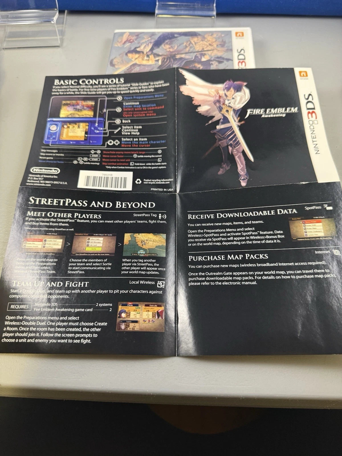 Fire Emblem: Awakening CASE & MANUAL ONLY