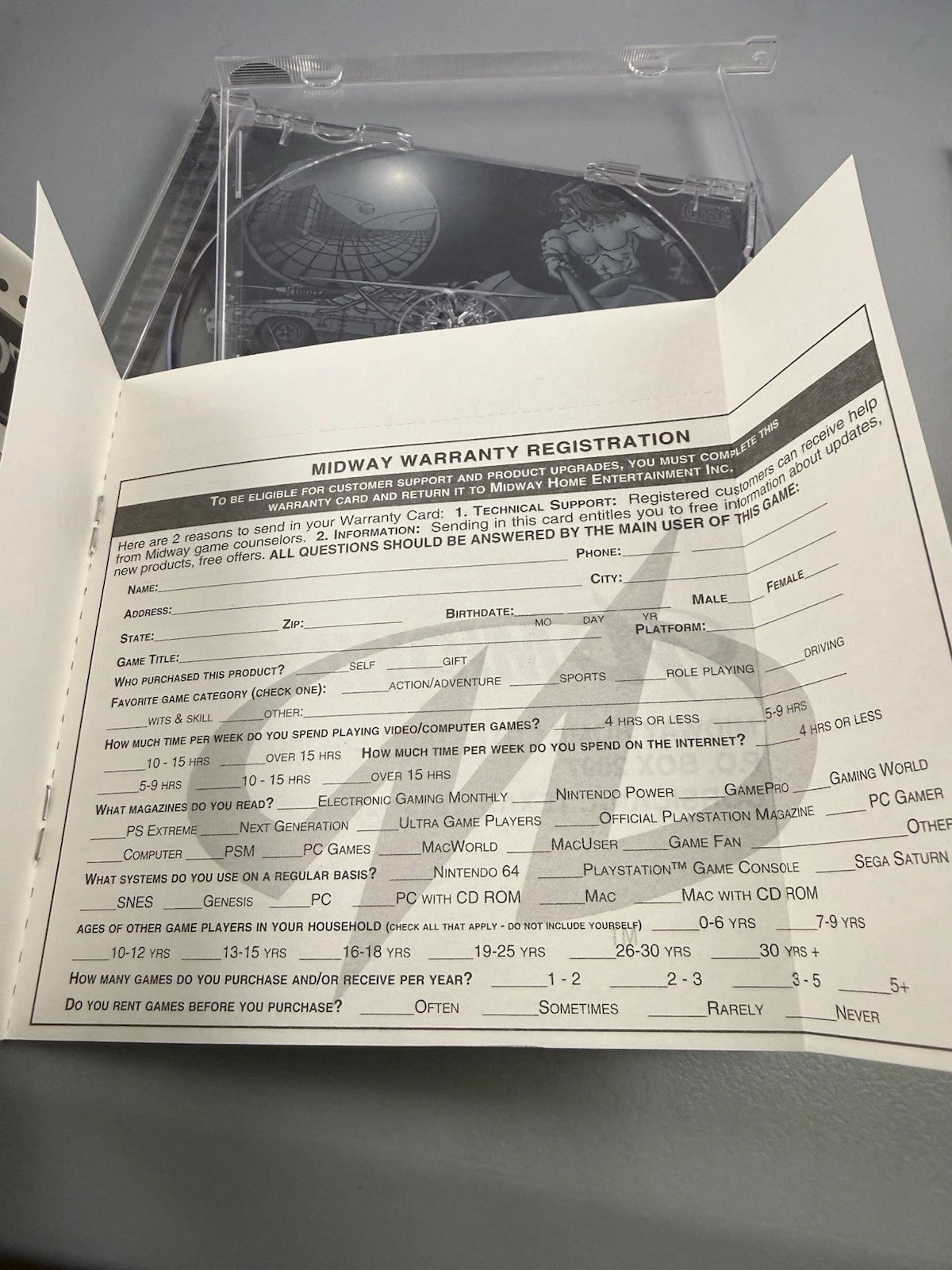 Arcade's Greatest Hits: The Atari Collection Case And Manual Only W Reg Card