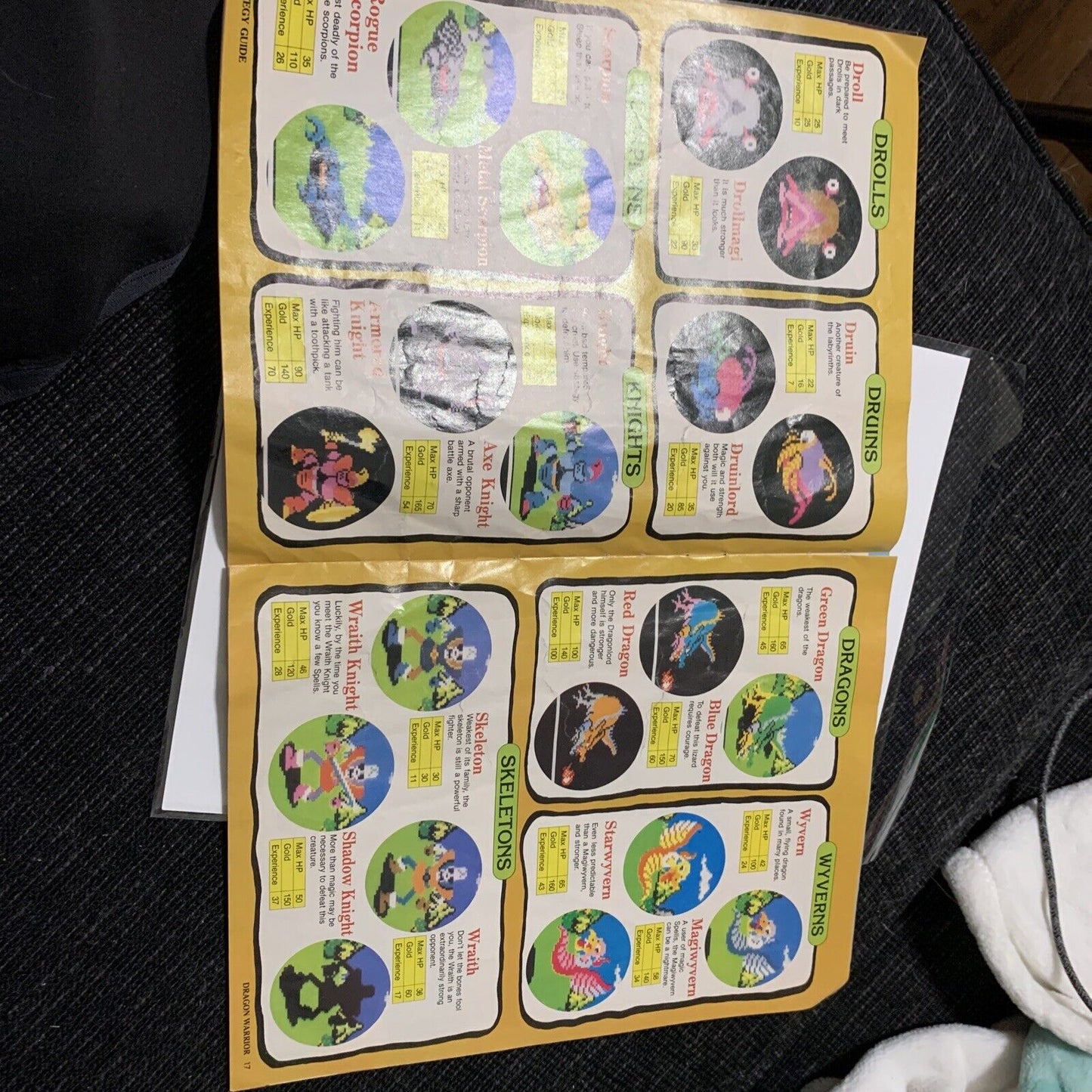 Dragon Warrior (NES) Nintendo Power Strategy Guide 1989 worn READ