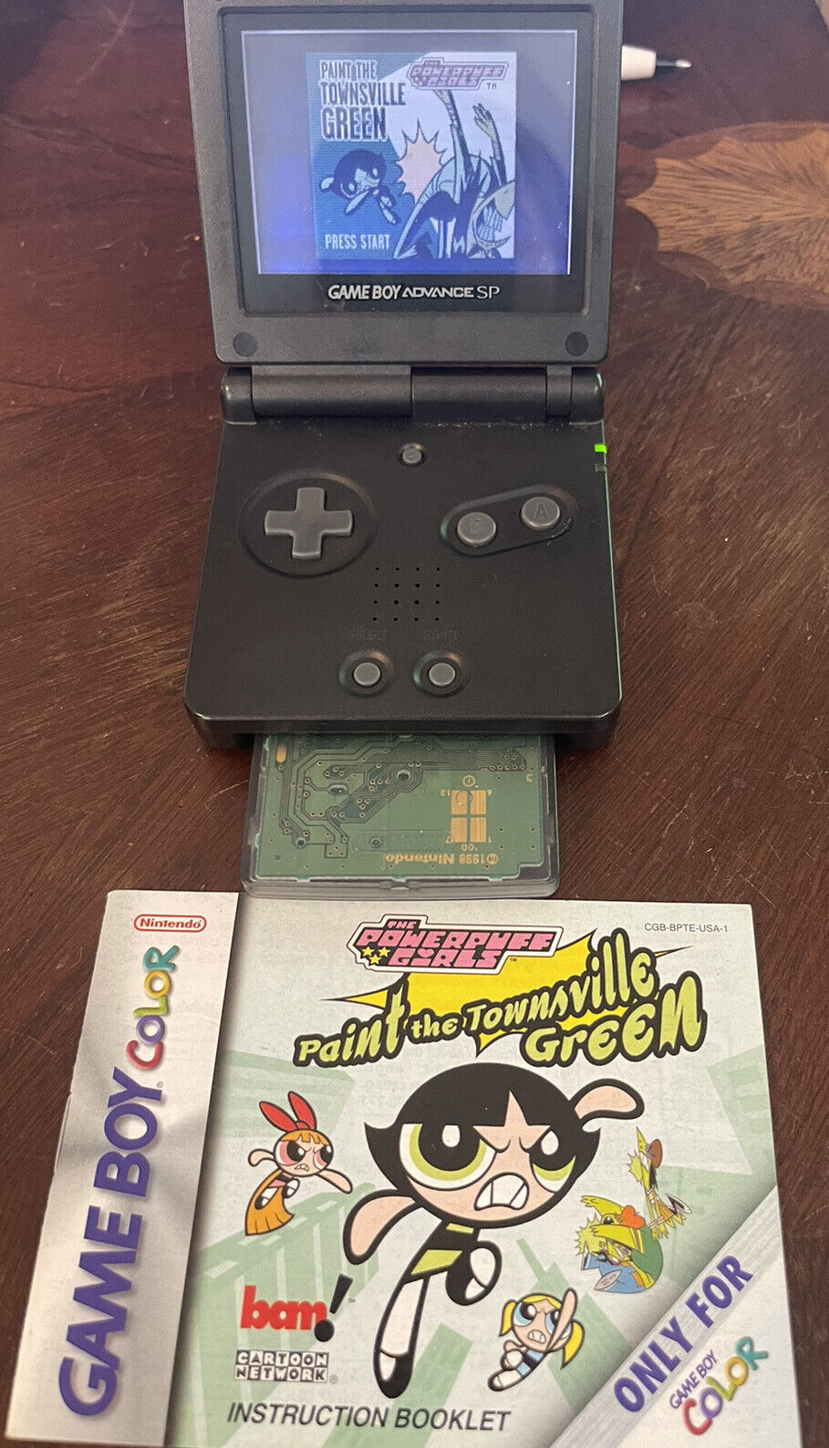 Powerpuff Girls Paint The Townsville Green W/manual