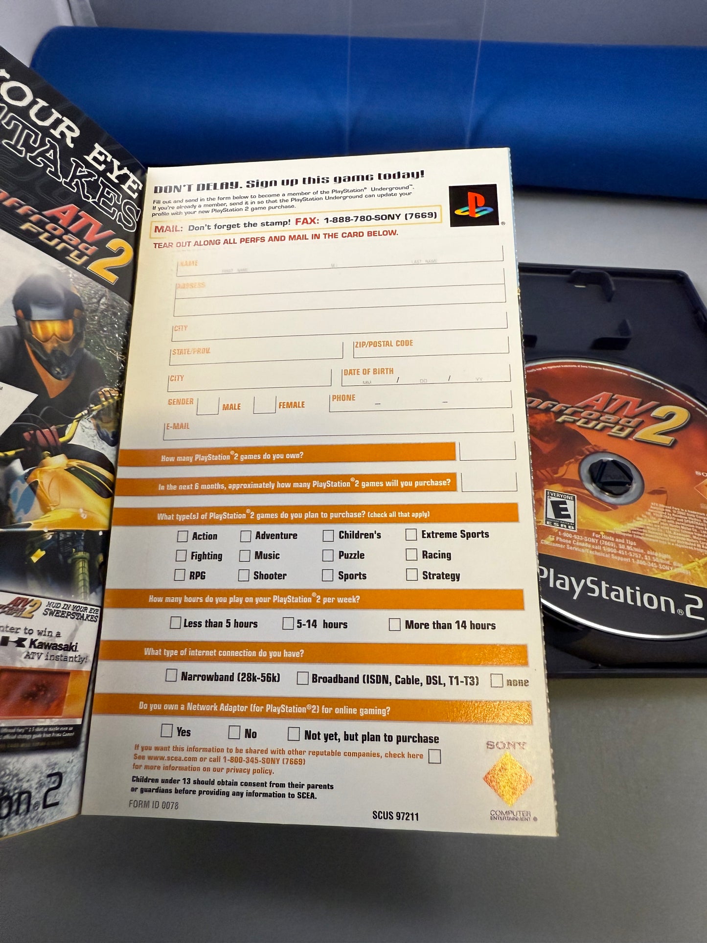 (CIB) ATV Offroad Fury 2 [w/ reg card]