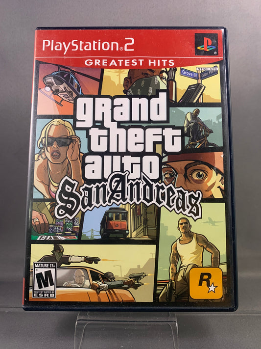 (CIB) Grand Theft Auto: San Andreas w/ Map