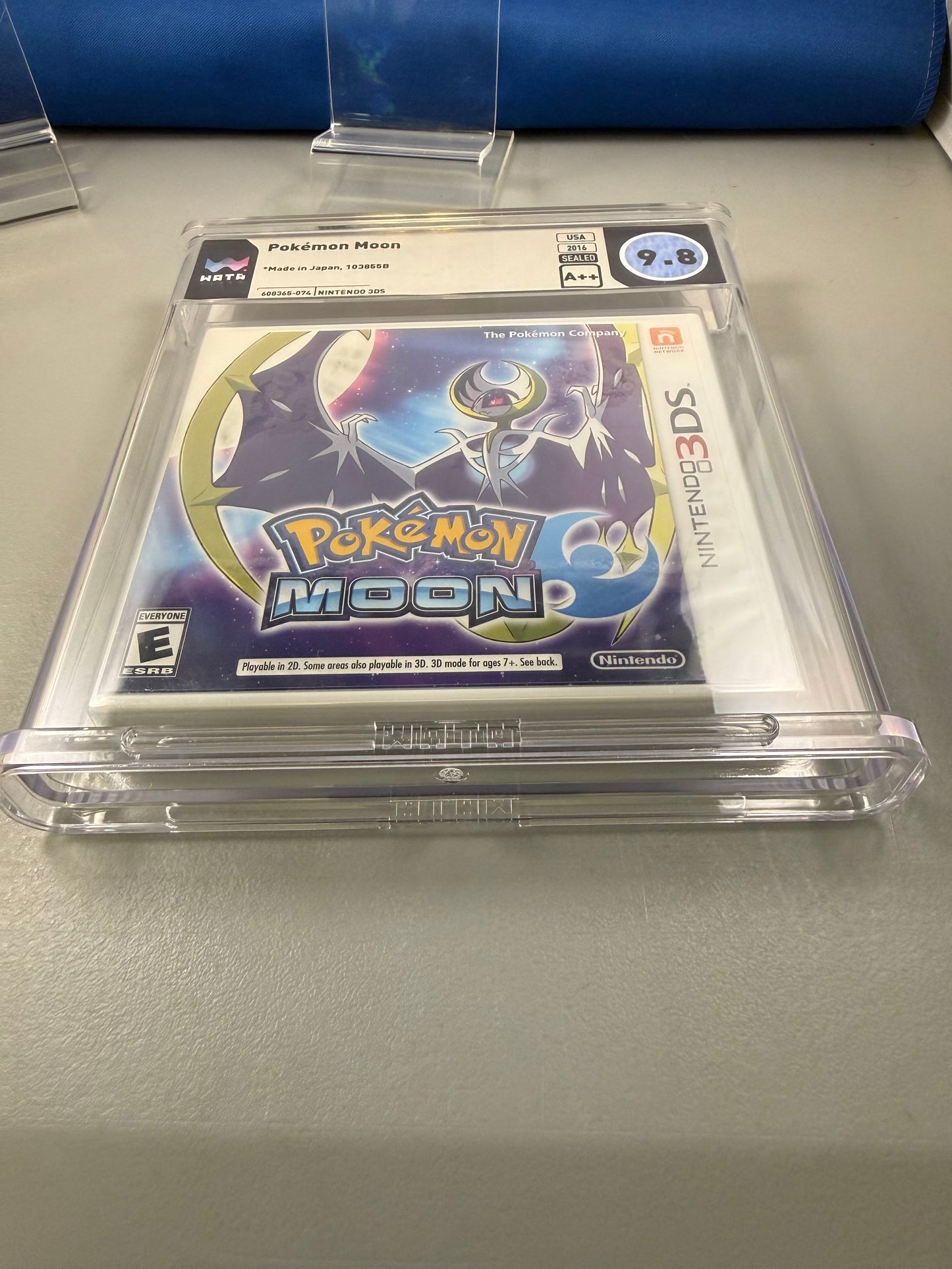 (Graded) Pokémon Moon WATA 9.8