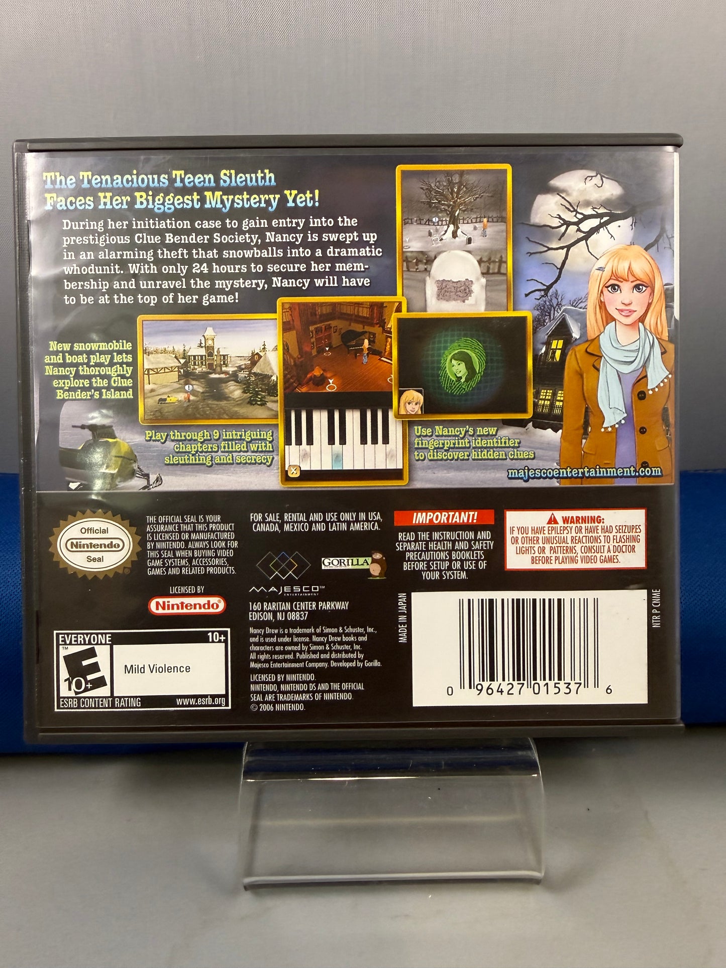 (CIB) Nancy Drew The Mystery of the Clue Bender Society