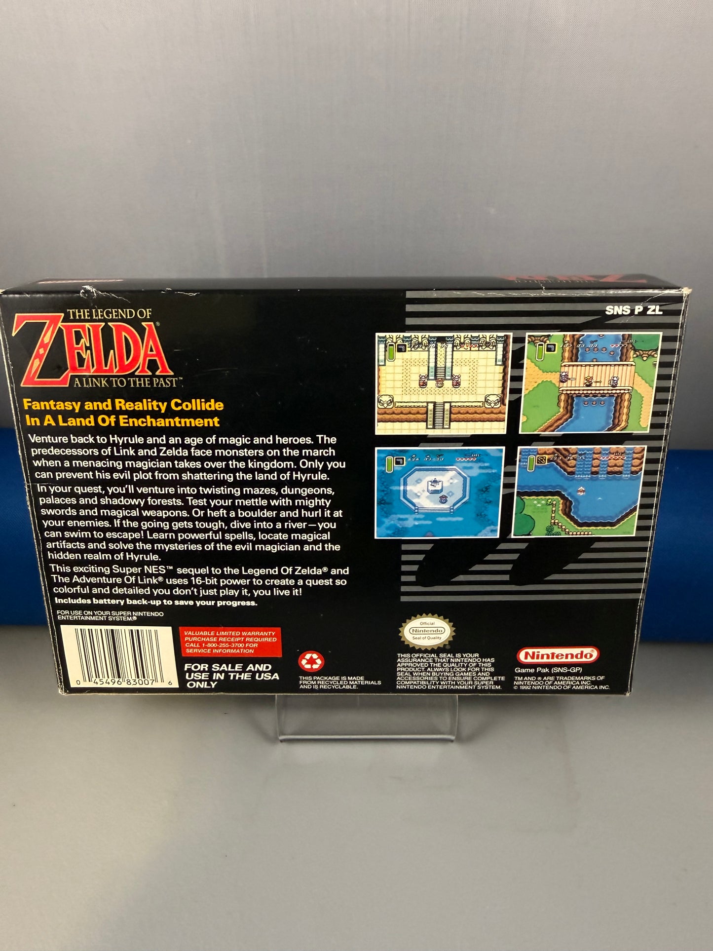 Zelda: A Link To The Past w/ All Inserts!