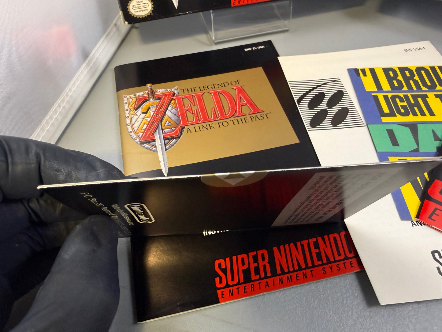 Zelda: A Link To The Past w/ All Inserts!