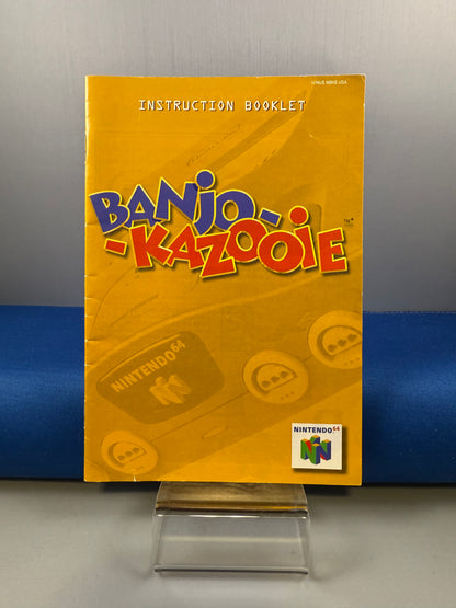 Banjo-Kazooie Manual Only