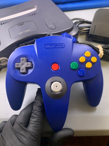 N64 Nintendo 64 console W/ Blue controller