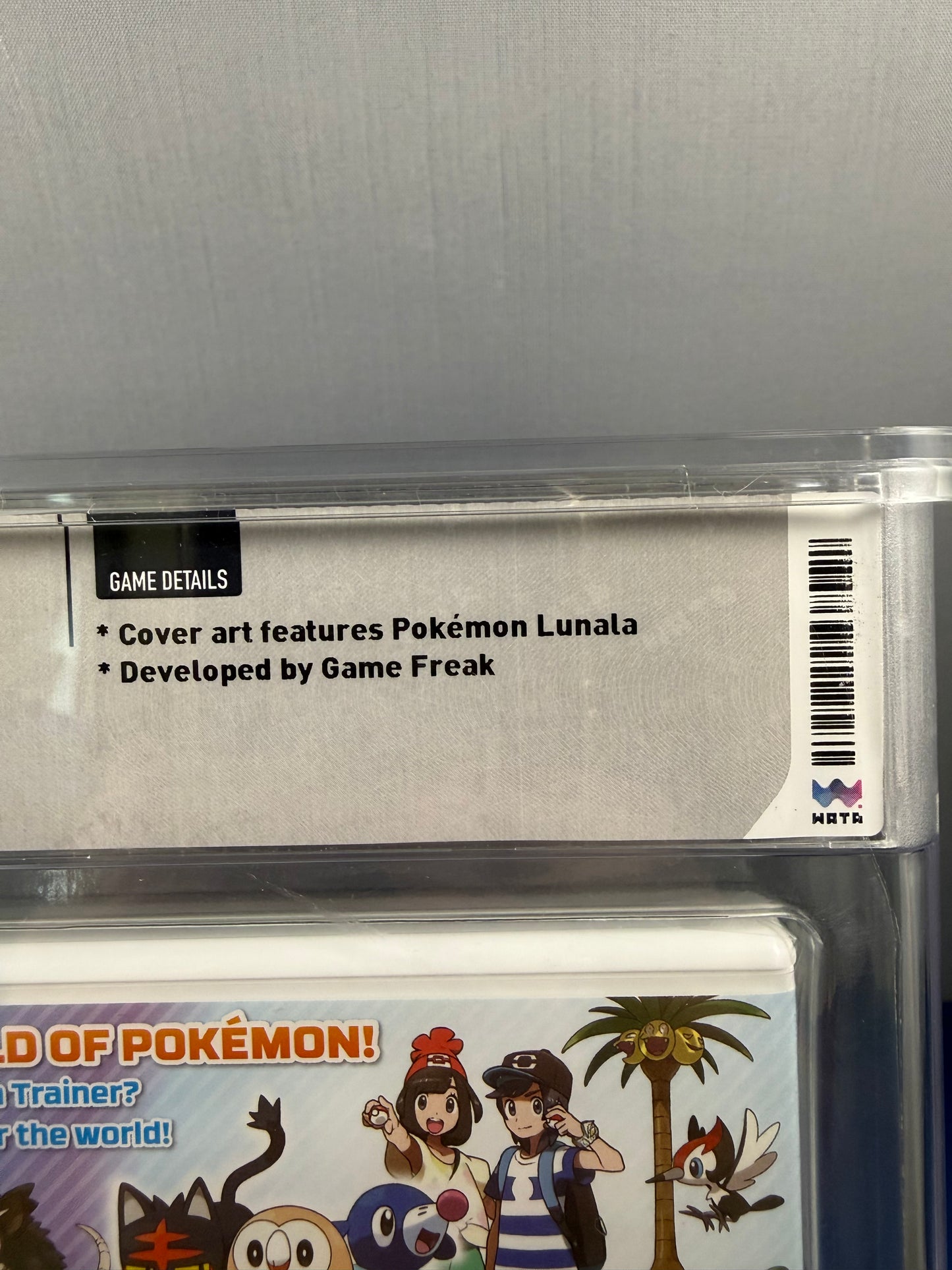 (Graded) Pokémon Moon WATA 9.8