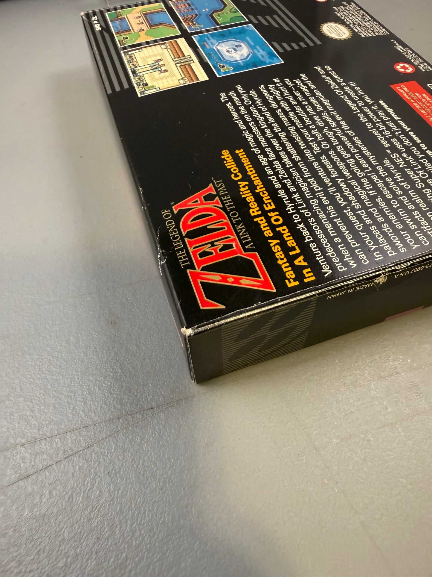 Zelda: A Link To The Past w/ All Inserts!