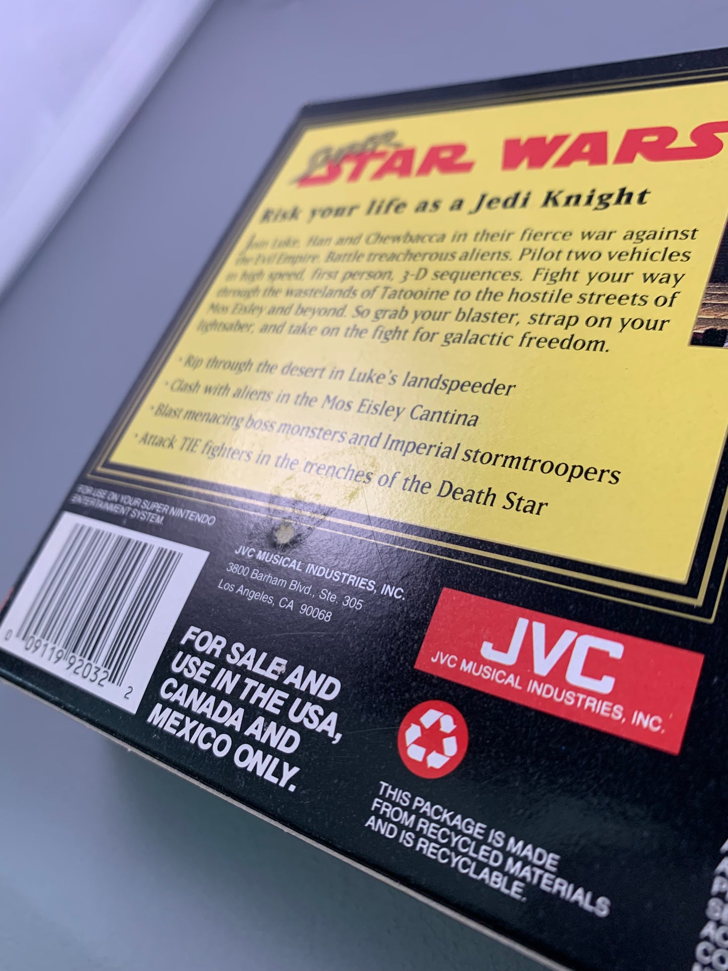 (CIB) Super Star Wars W/poster