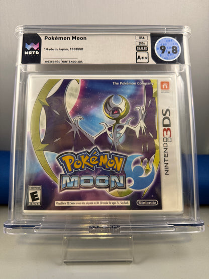 (Graded) Pokémon Moon WATA 9.8