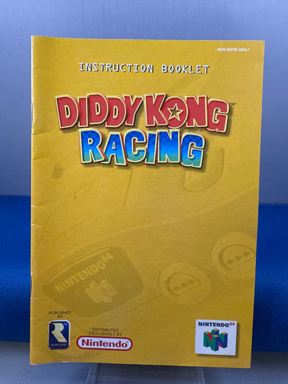 Diddy Kong Racing Manual Only