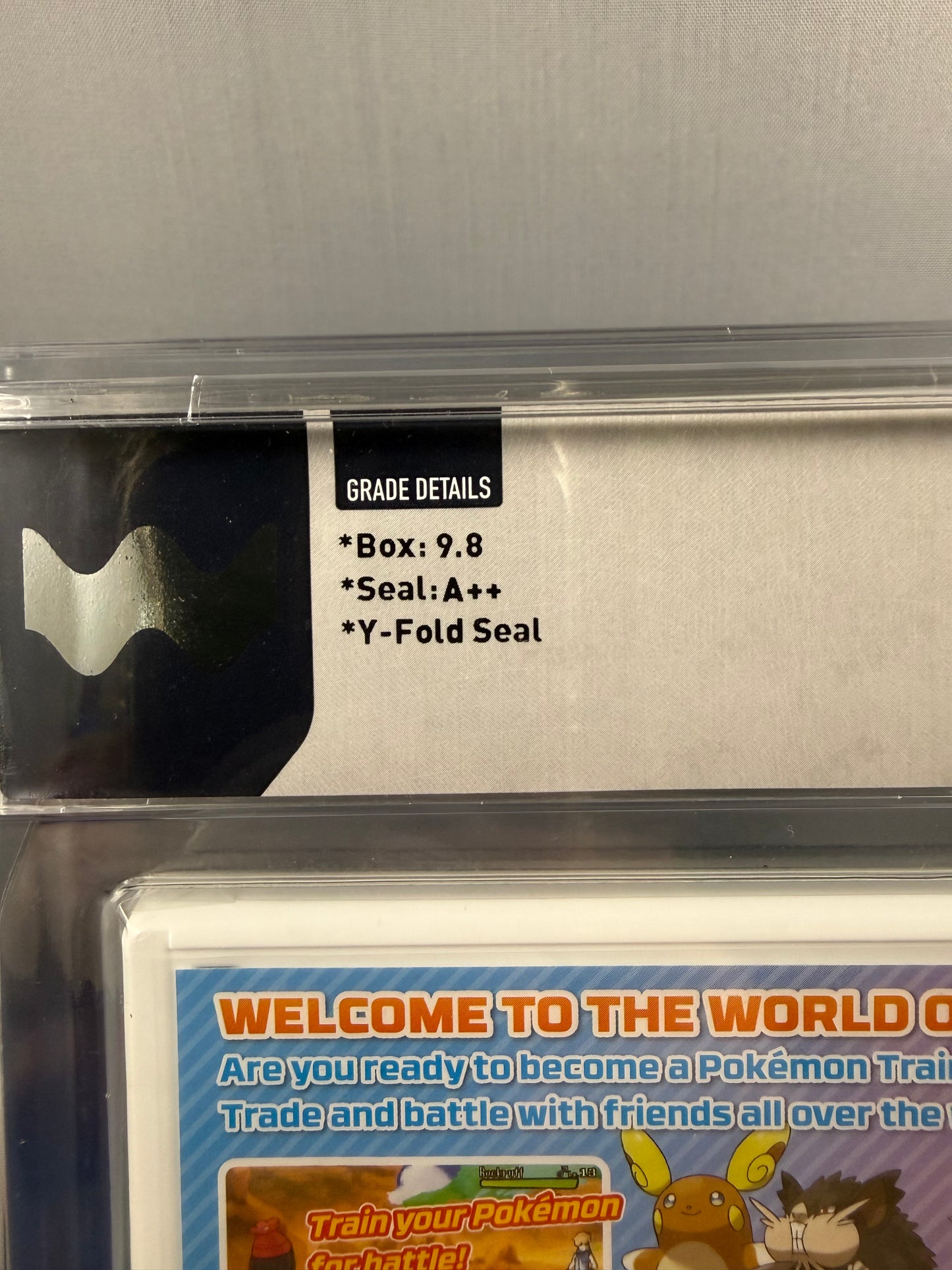 (Graded) Pokémon Moon WATA 9.8