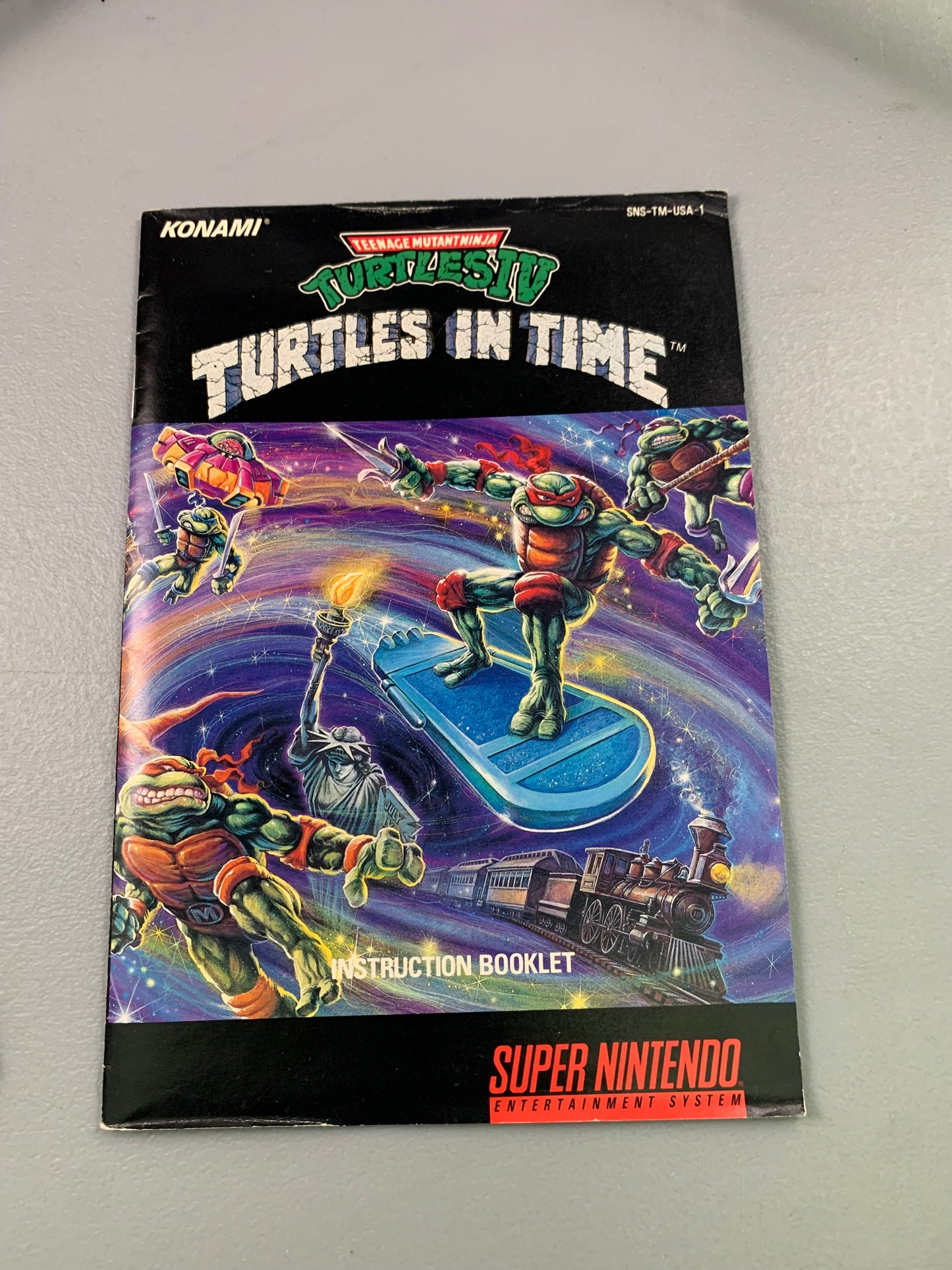 (CIB) Teenage Mutant Ninja Turtles IV Turtles In Time W/ Poster