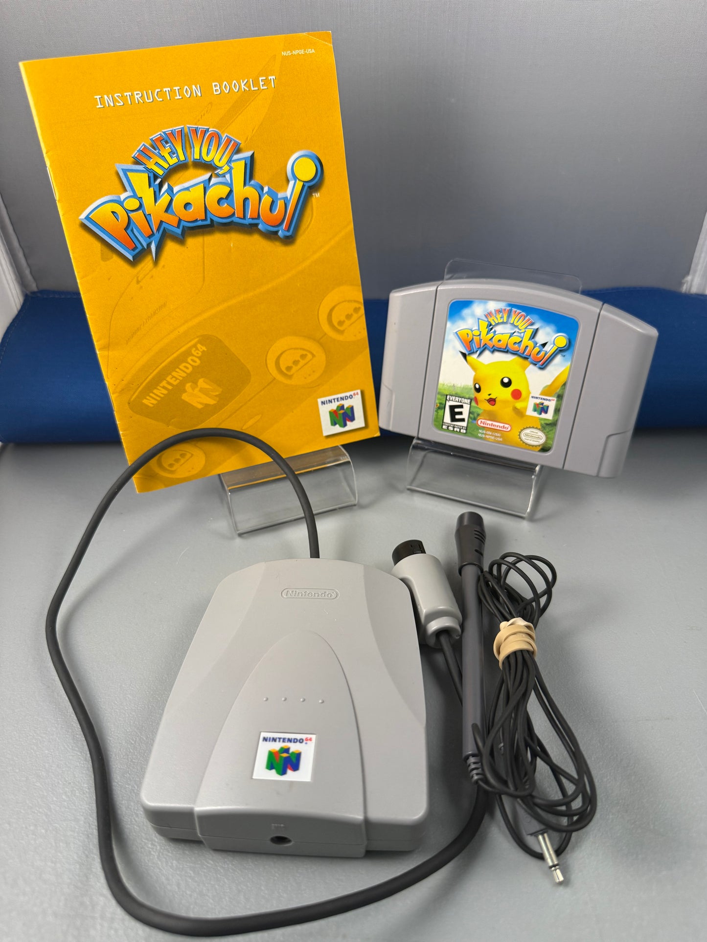 Hey You Pikachu! W/ Microphone, VRU and Manual!