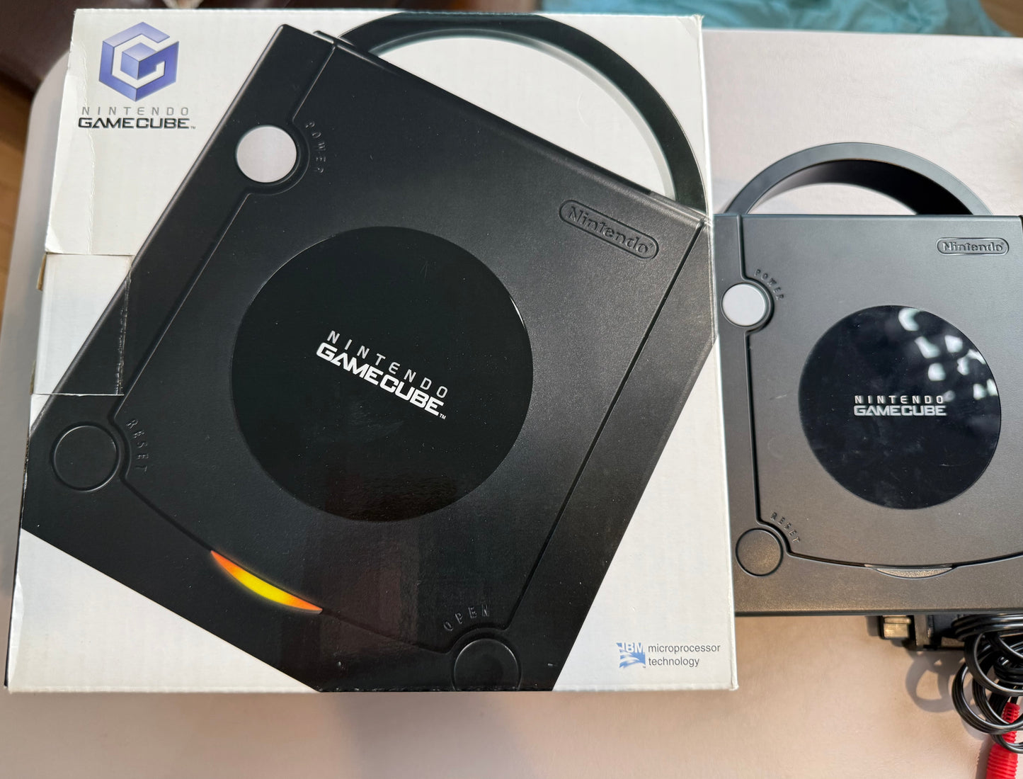 (CIB) Black GameCube System [Mario Party 7 Bundle]