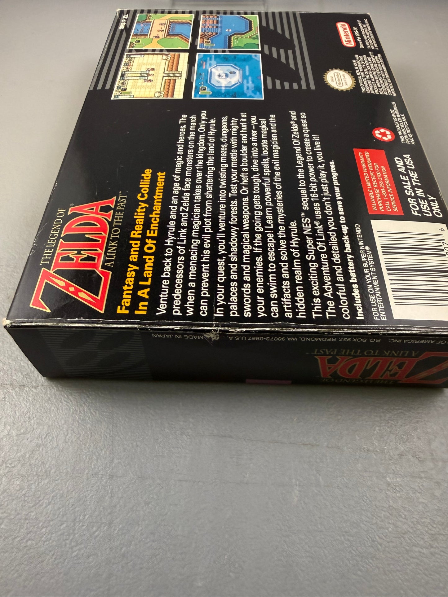 Zelda: A Link To The Past w/ All Inserts!