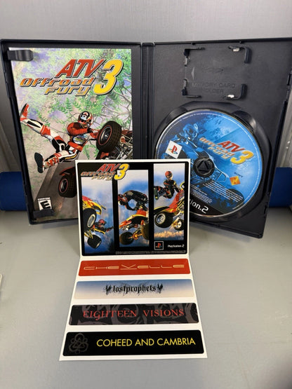 ATV Offroad Fury 3 (CIB) W/ Band Stickers!
