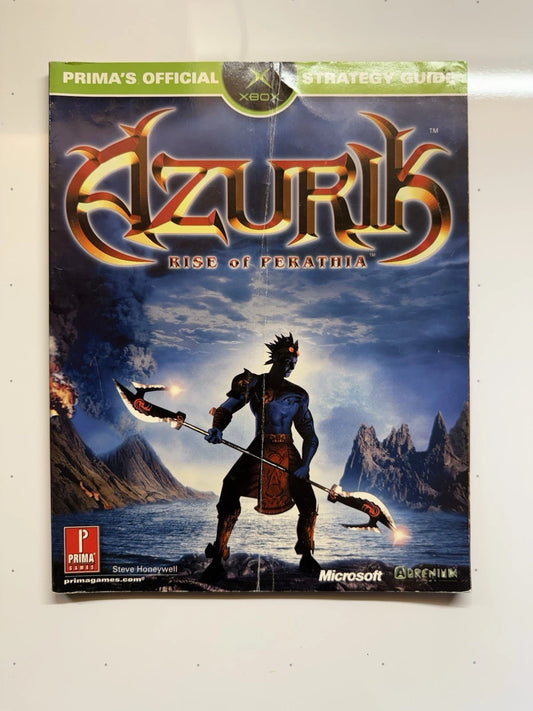 Azurik: Rise of Perathia Prima Official Strategy Guide Xbox Steve Honeywell