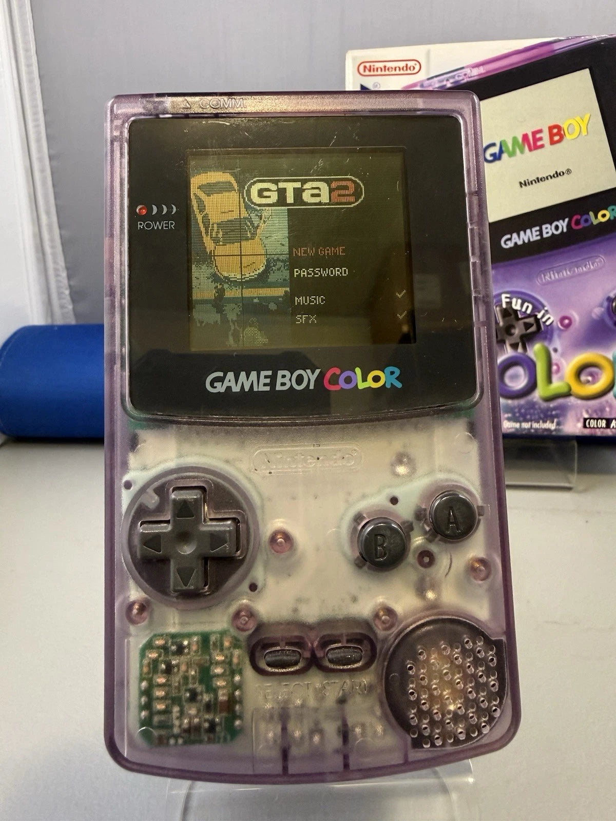 Atomic Purple Gameboy Color (CIB)