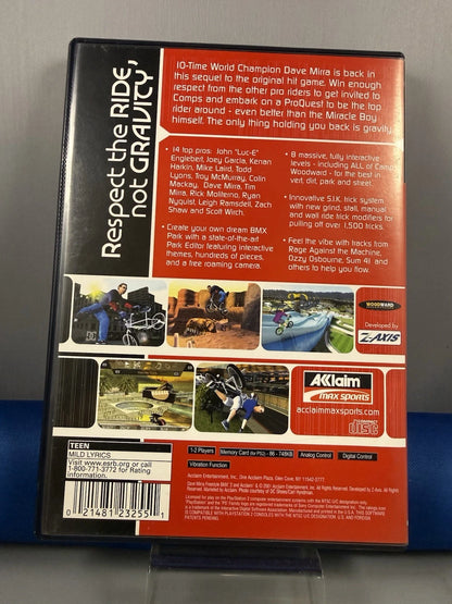 Dave Mirra Freestyle BMX 2 (CIB) W/ Reg Card