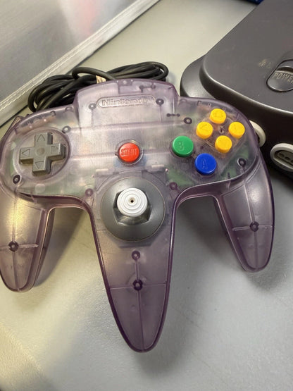Nintendo 64 Console Bundle with Atomic Purple Controller And Expansion Pack