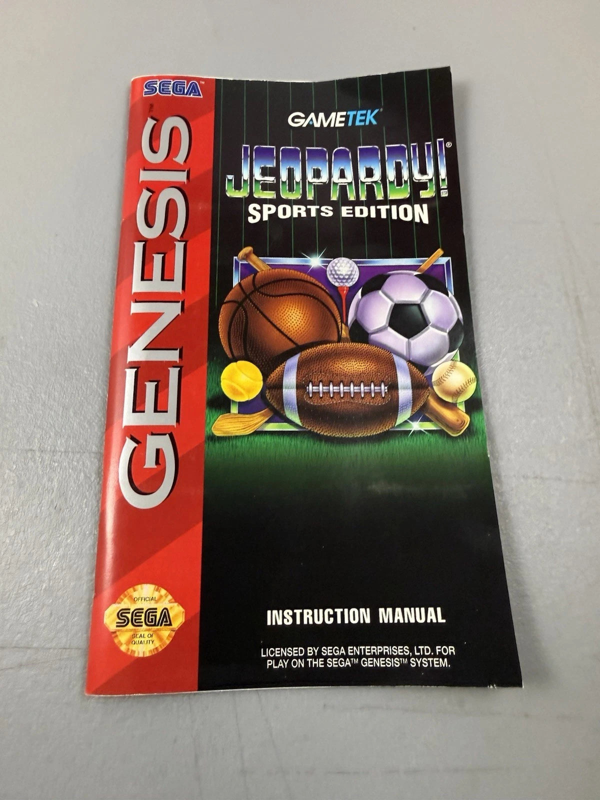 Jeopardy! Sports Edition (CIB) W/ Reg Card