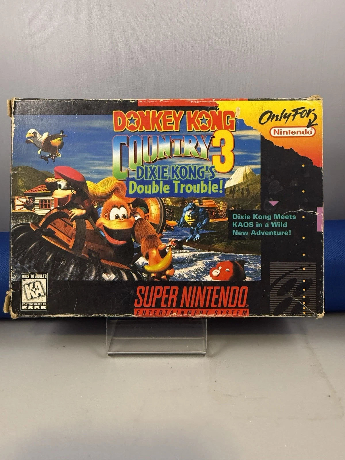 Donkey Kong Country 3 Dixie Kong's Double Trouble W/Box