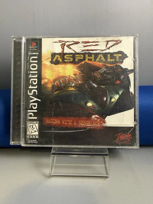 Red Asphalt Case Manual And Reg Card Only