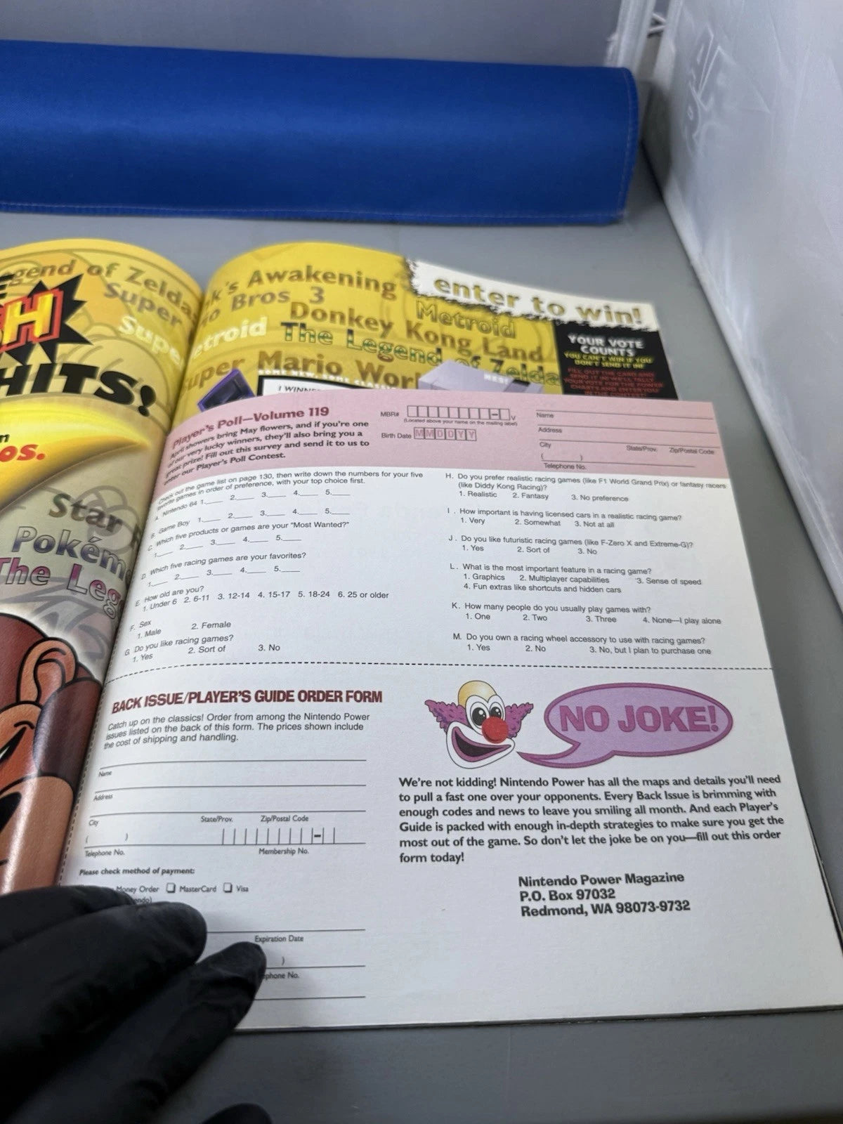 Nintendo Power Magazine #119 W/ Poster