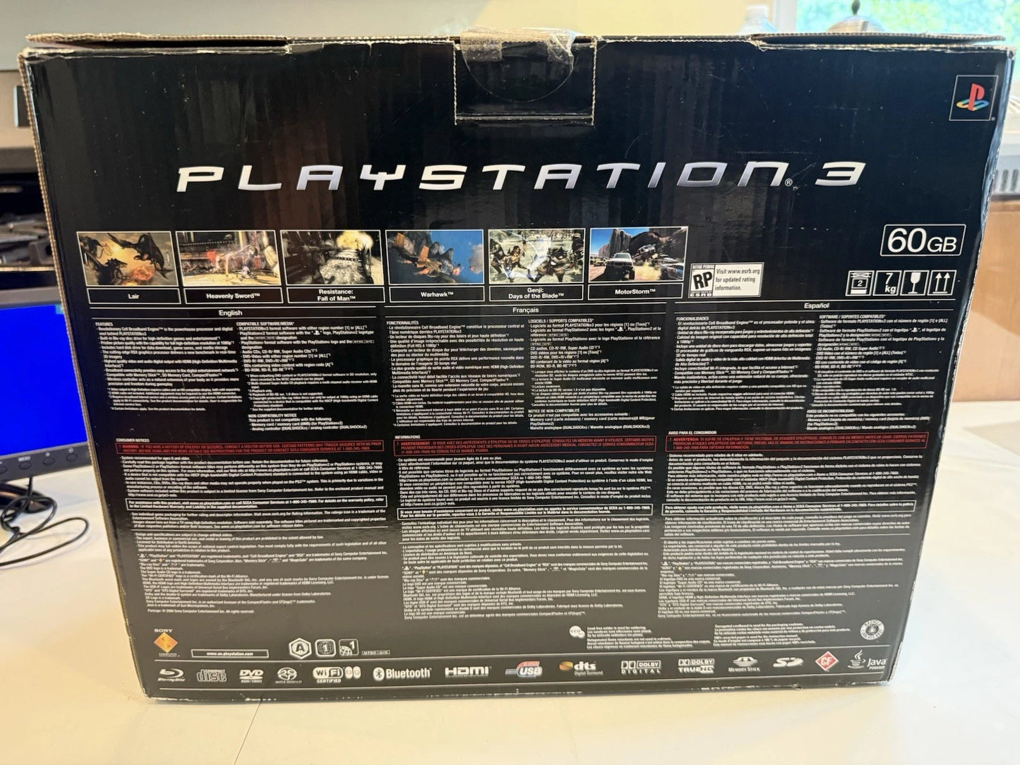 Playstion 3 Backwards Compatible 60gb (CIB) Matching Serial Numbers