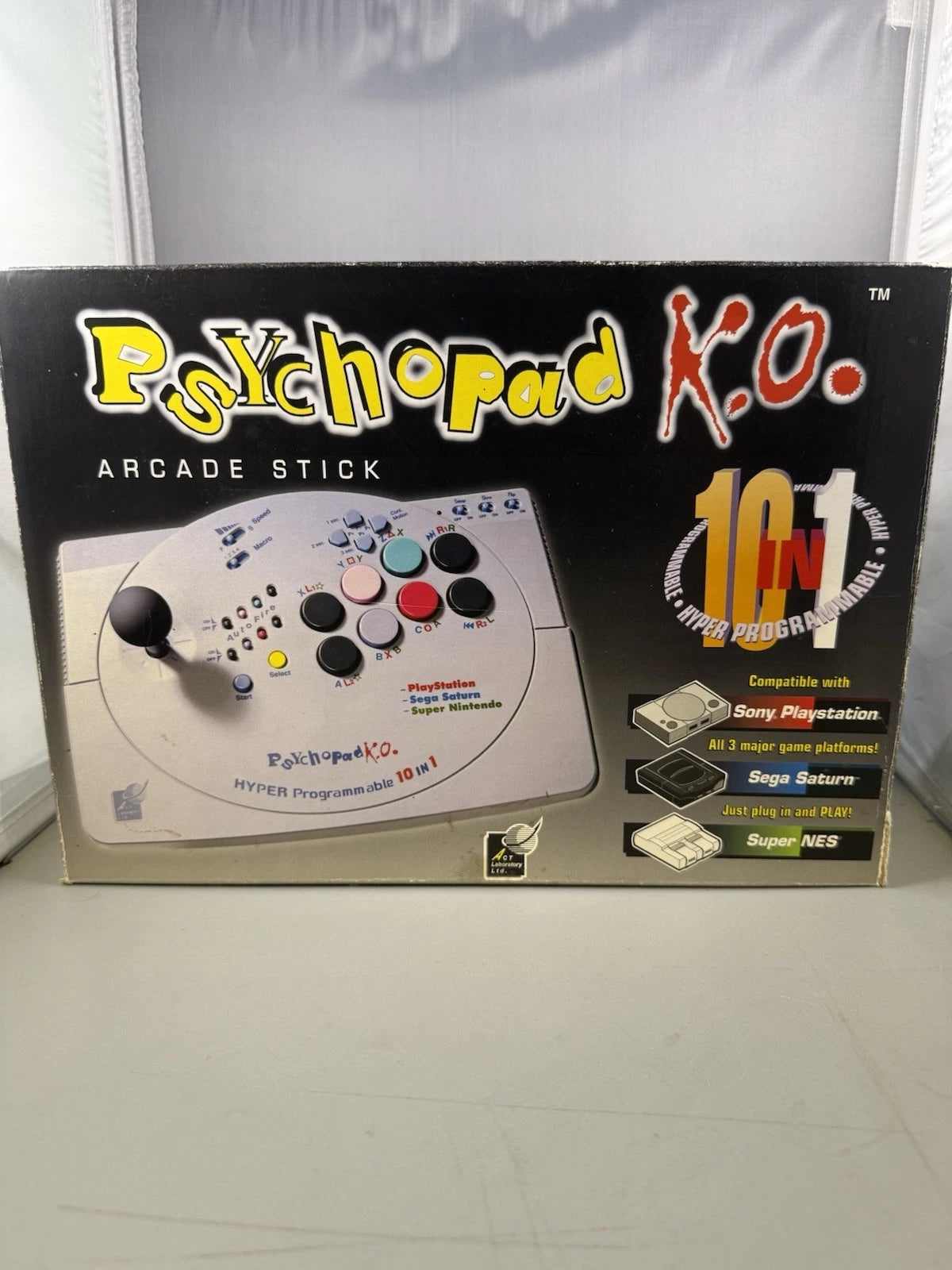 PsychoPad K.O. Joystick Controller W/Manual