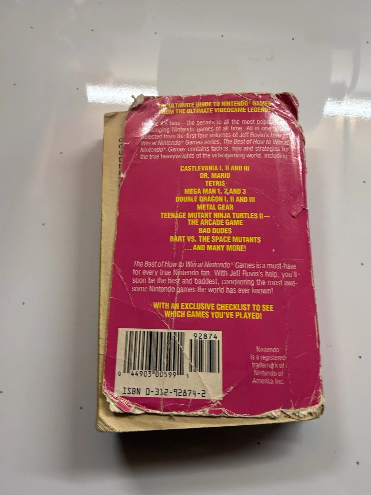 HOW TO WIN AT NINTENDO GAMES BY JEFF ROVIN.