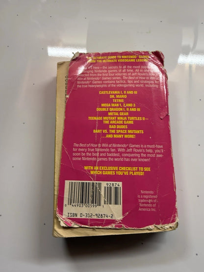 HOW TO WIN AT NINTENDO GAMES BY JEFF ROVIN.