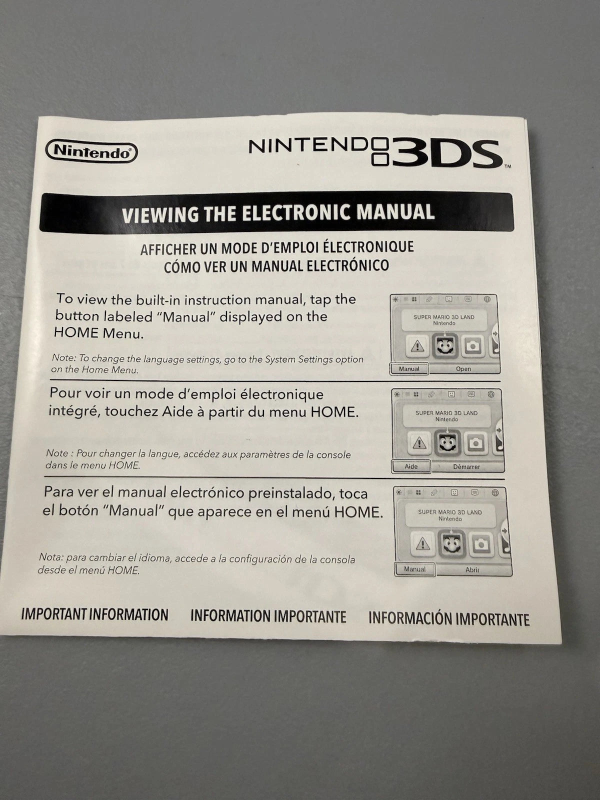 Pokémon Omega Ruby Case & Manual only