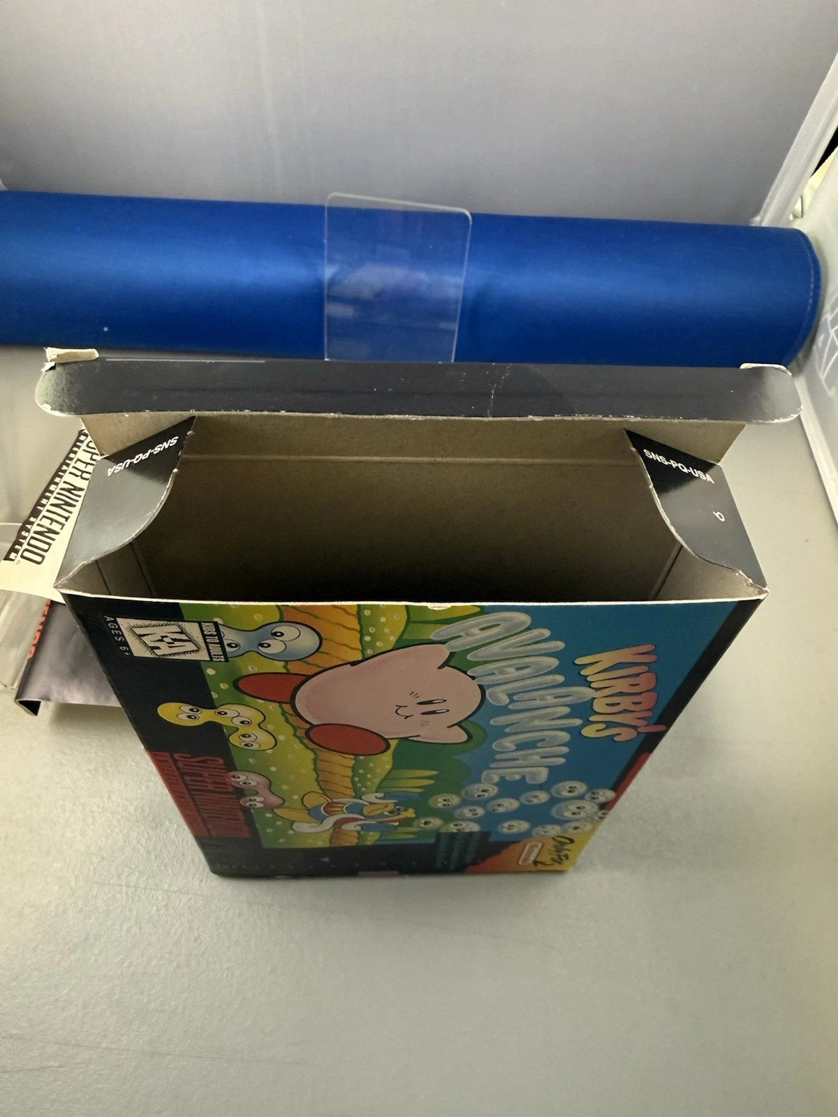 Kirby's Avalanche Box Authentic Complete CIB Manual