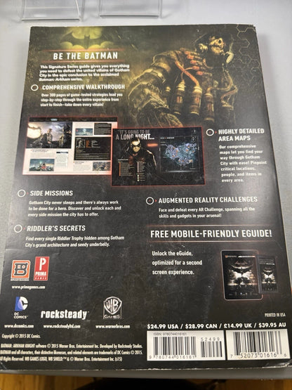Batman: Arkham Knight Signature Series Guide Bradygames