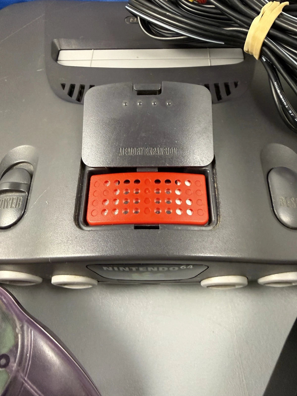 Nintendo 64 Console Bundle with Atomic Purple Controller And Expansion Pack