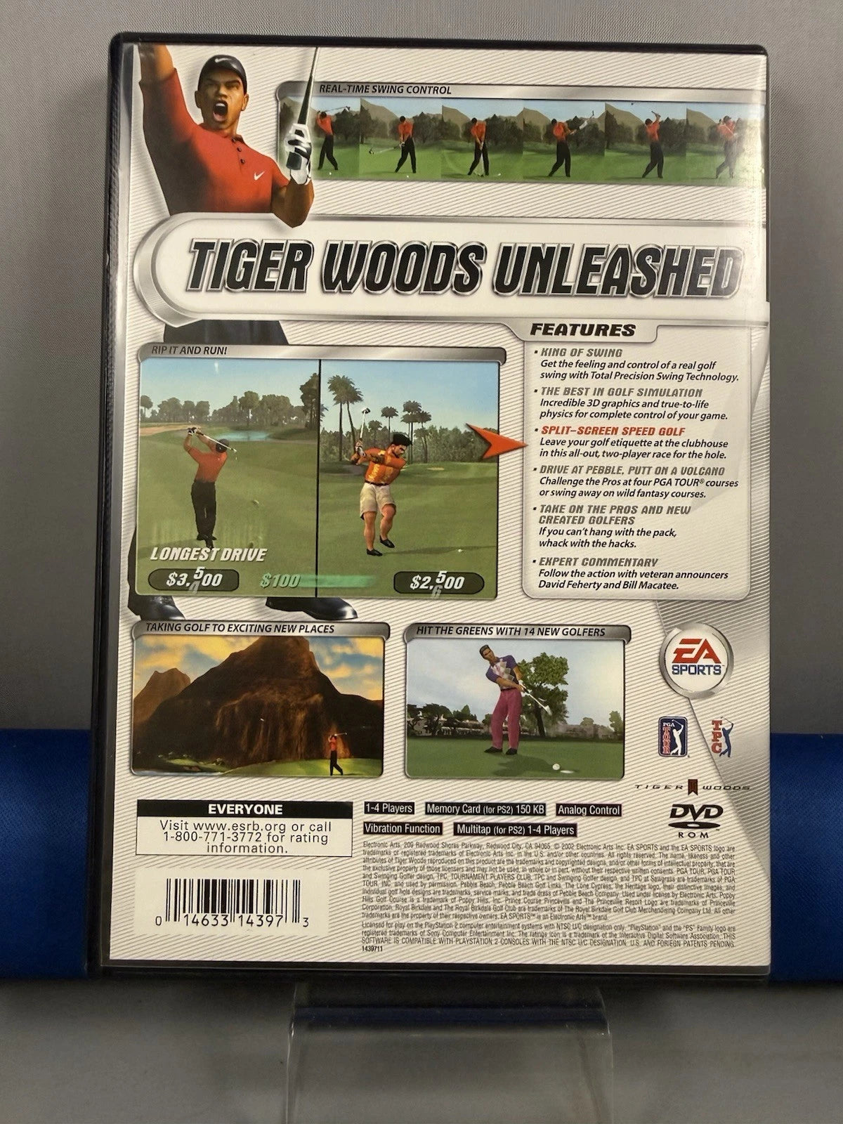 Tiger Woods PGA Tour 2002 (CIB) W/ Reg Card
