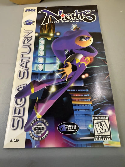 Nights Into Dreams 3D Control Pad Bundle (CIB, Reg Card)