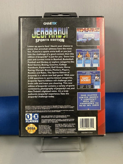 Jeopardy! Sports Edition (CIB) W/ Reg Card