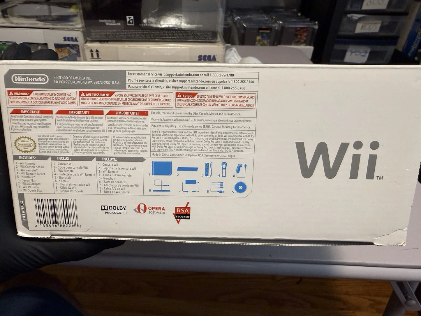 Wii White Console