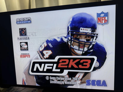 NFL 2K3 No Manual