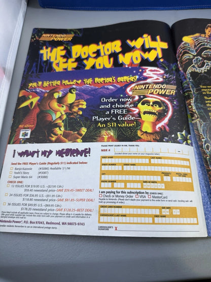 Nintendo Power Magazine #111 W/ Poster