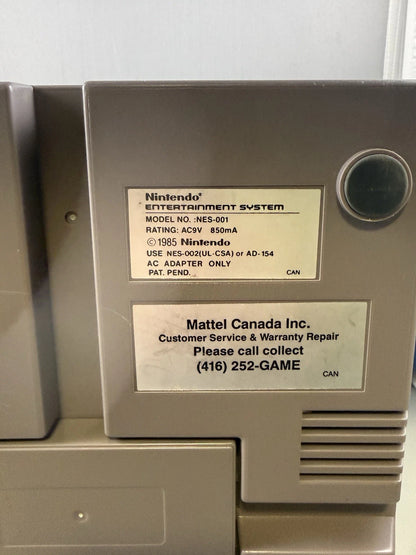 Nintendo NES console + New 72 Pin Connector